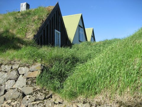 Moss houses at Árbæjarsafn / Mooshütten im Árbæjarsafn